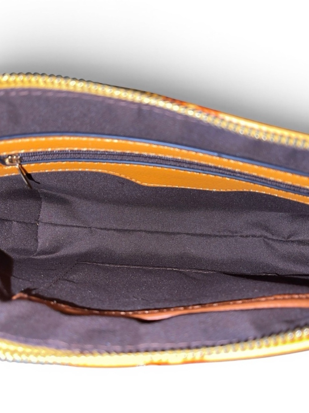 FANTASTIC BOHO ORANGE FLORAL MINIMALIST CROSSBODY BAG - Picture 4 of 4